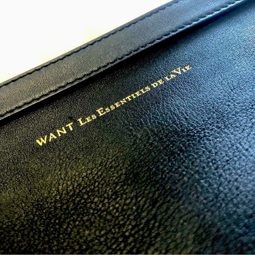 Navy Document Clutch by WANT Les Essentiels De La Vie